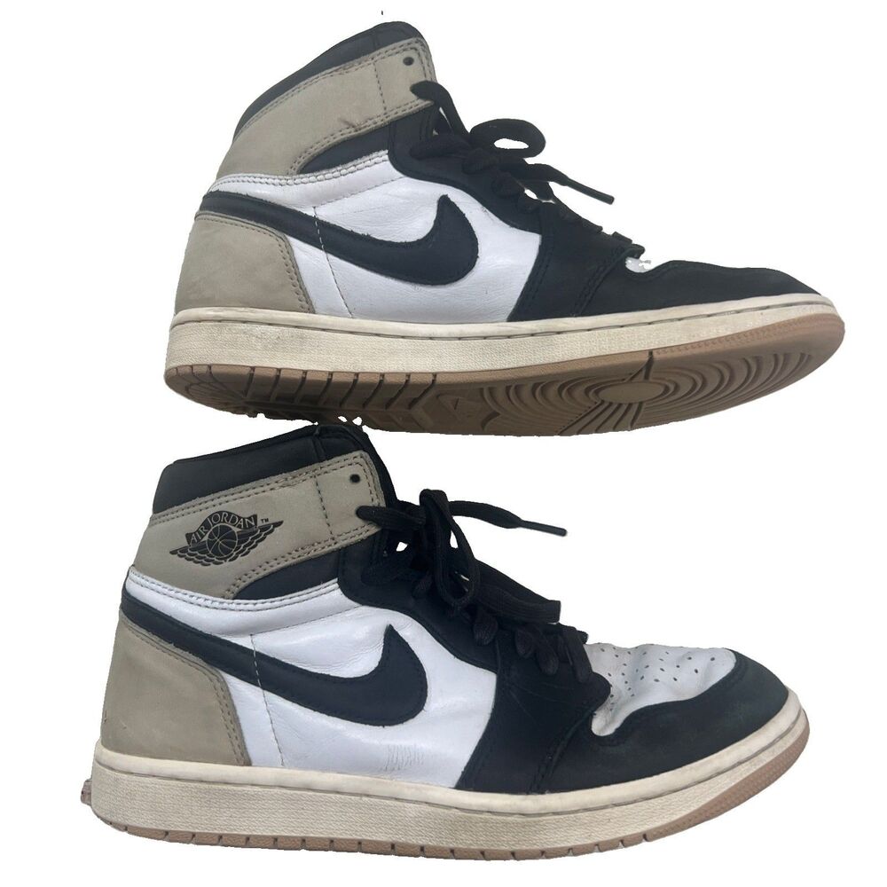 Nike Air Jordan 1 Retro High OG Latte Womens Size 8.5 Black White FD2596-021